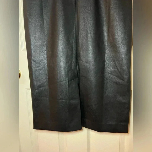 SPANX Leather-Like Sleeveless Sheath Dress Luxe Black / S - Picture 8 of 11